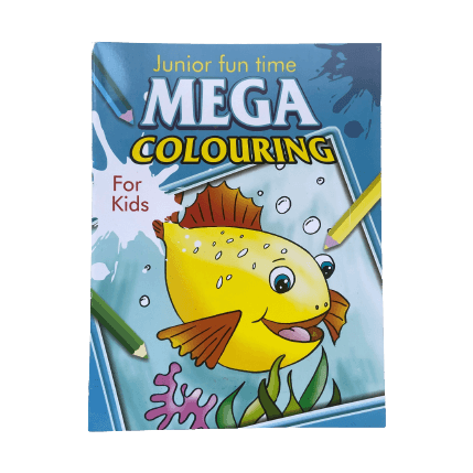 Colouring Books - Junior Fun Time Mega Colouring Book For Kids - (Richard) - For Kids Fish