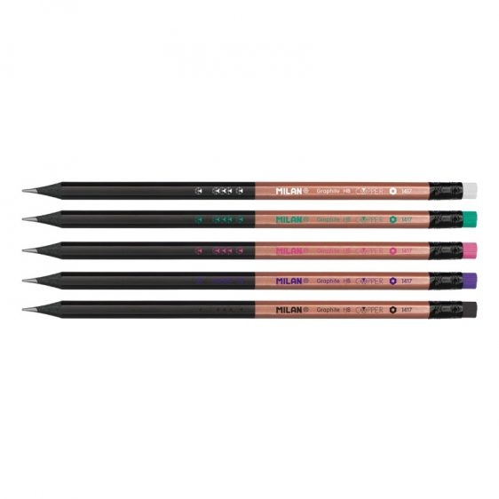 Pencils - HB Copper Edition Pencils - (Milan)