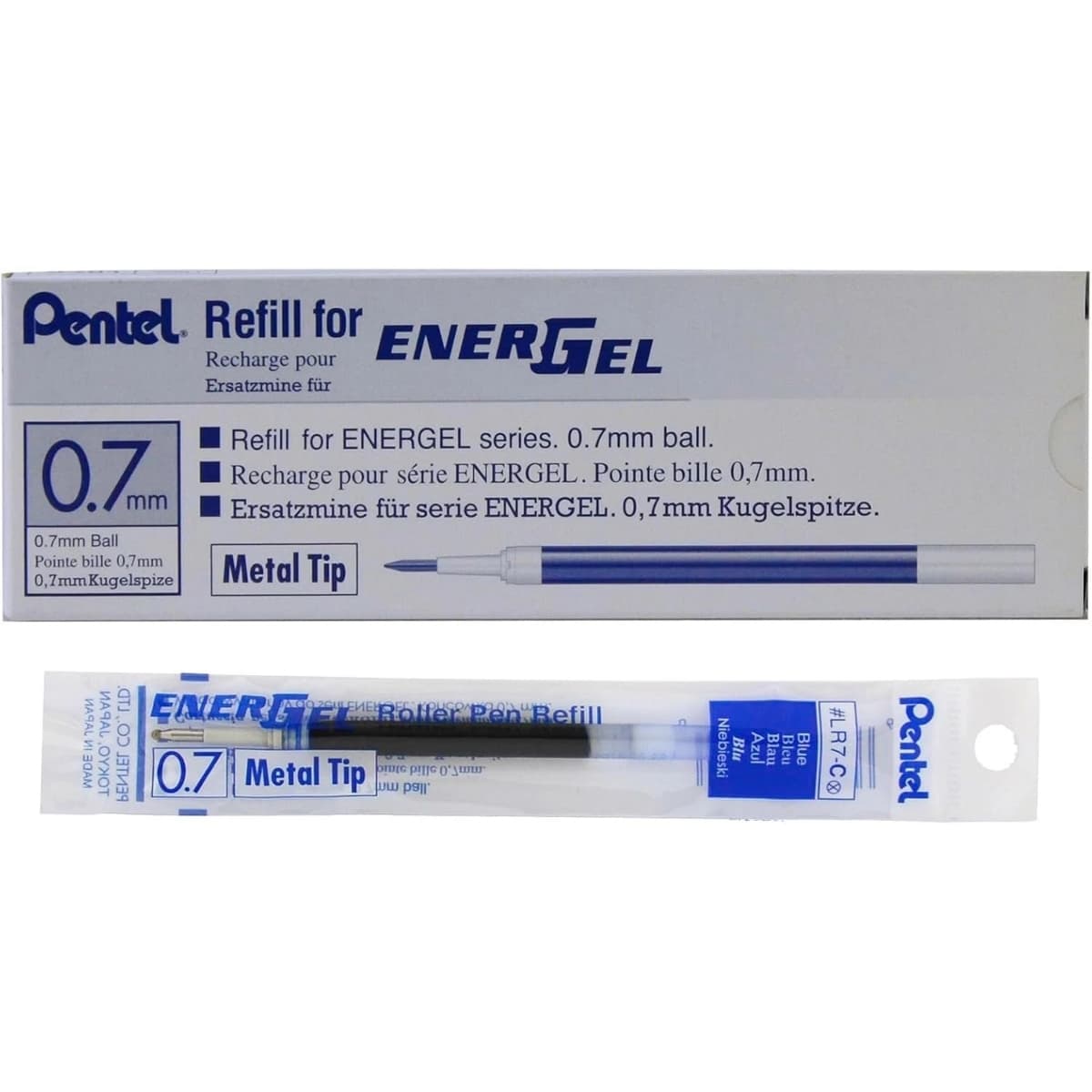 Pens - Energel Pen Blue 0.7mm - (Pentel)