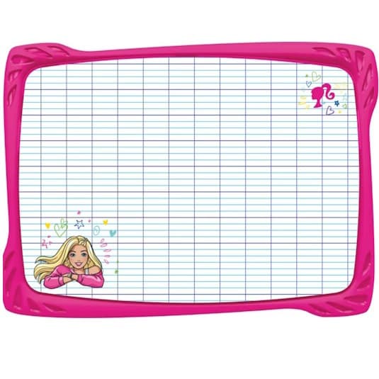 Whiteboards - Barbie Portable Whiteboard - (Maped)