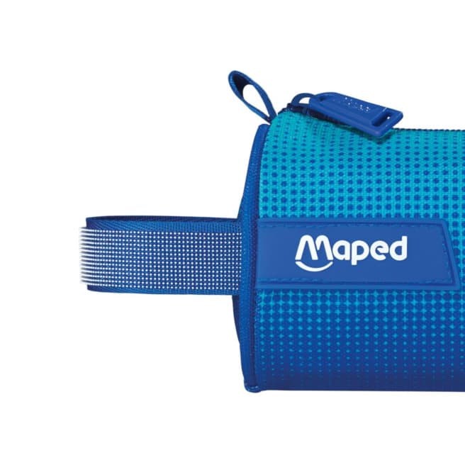 Pencil Cases - 1 Zip Cylinder Concentration Pocket - (Maped)