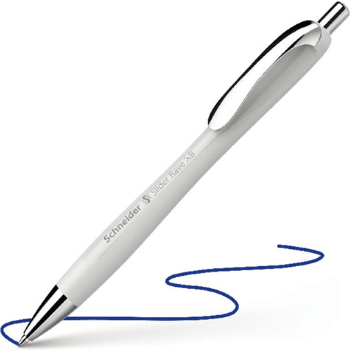 Pens - Slider Rave Power White Refill Slider Blue - (Schneider)