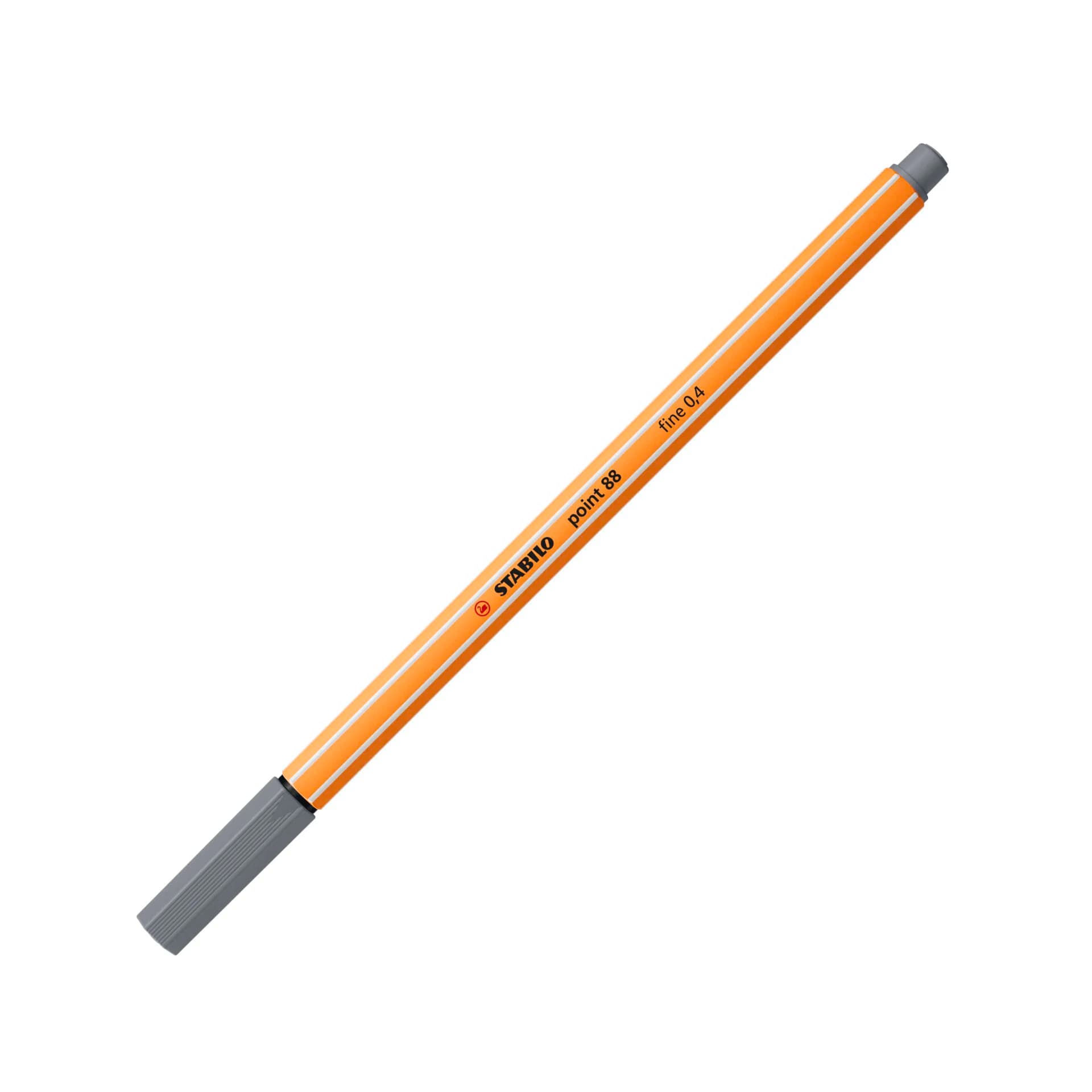 Pens - Dark Grey Fineliner Pen - (Stabilo)