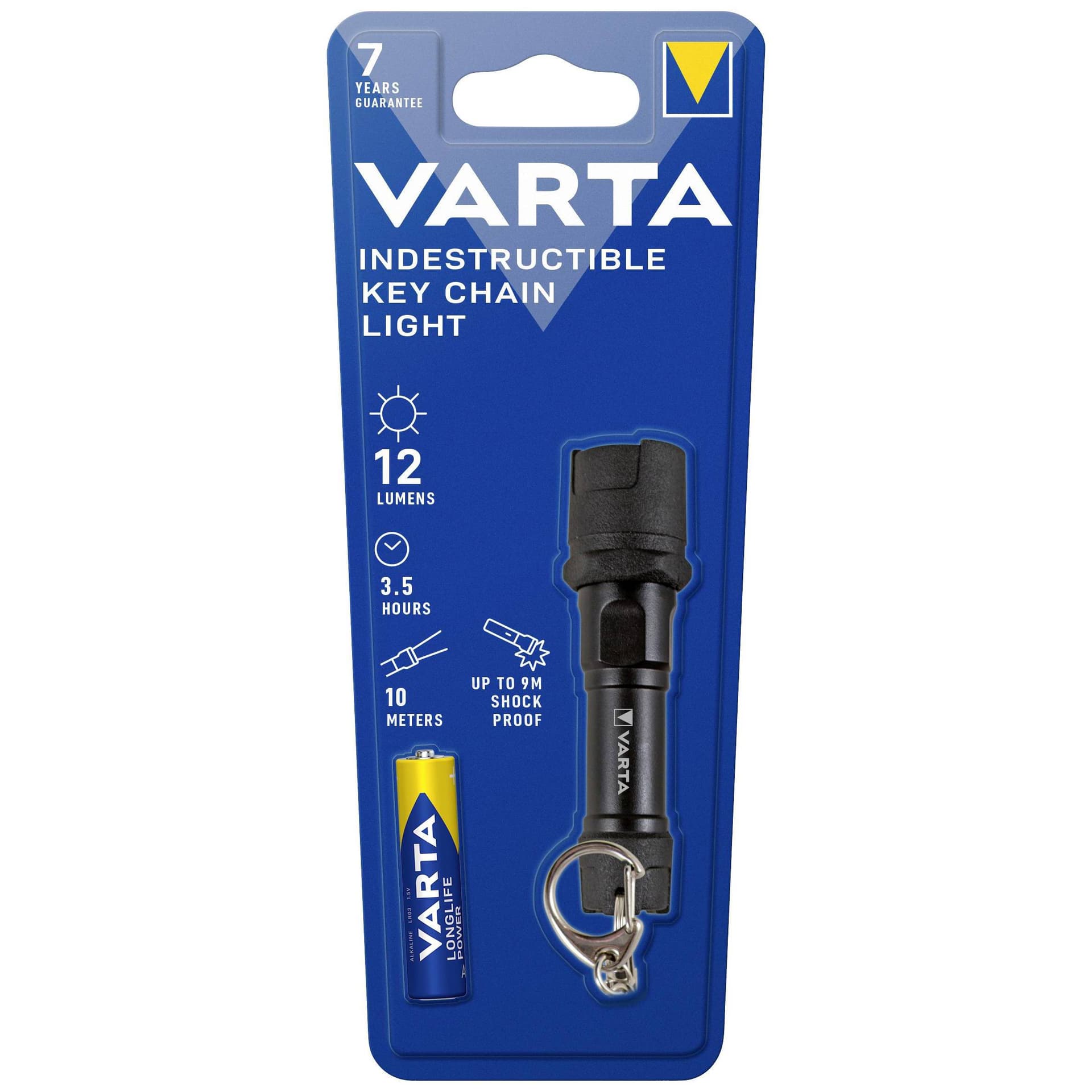 Torches - Indestructible Key Chain Light - (Varta)