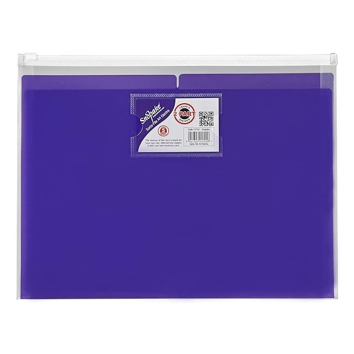 Folders - A4 Zip Folder + Dividers - (Snopake)