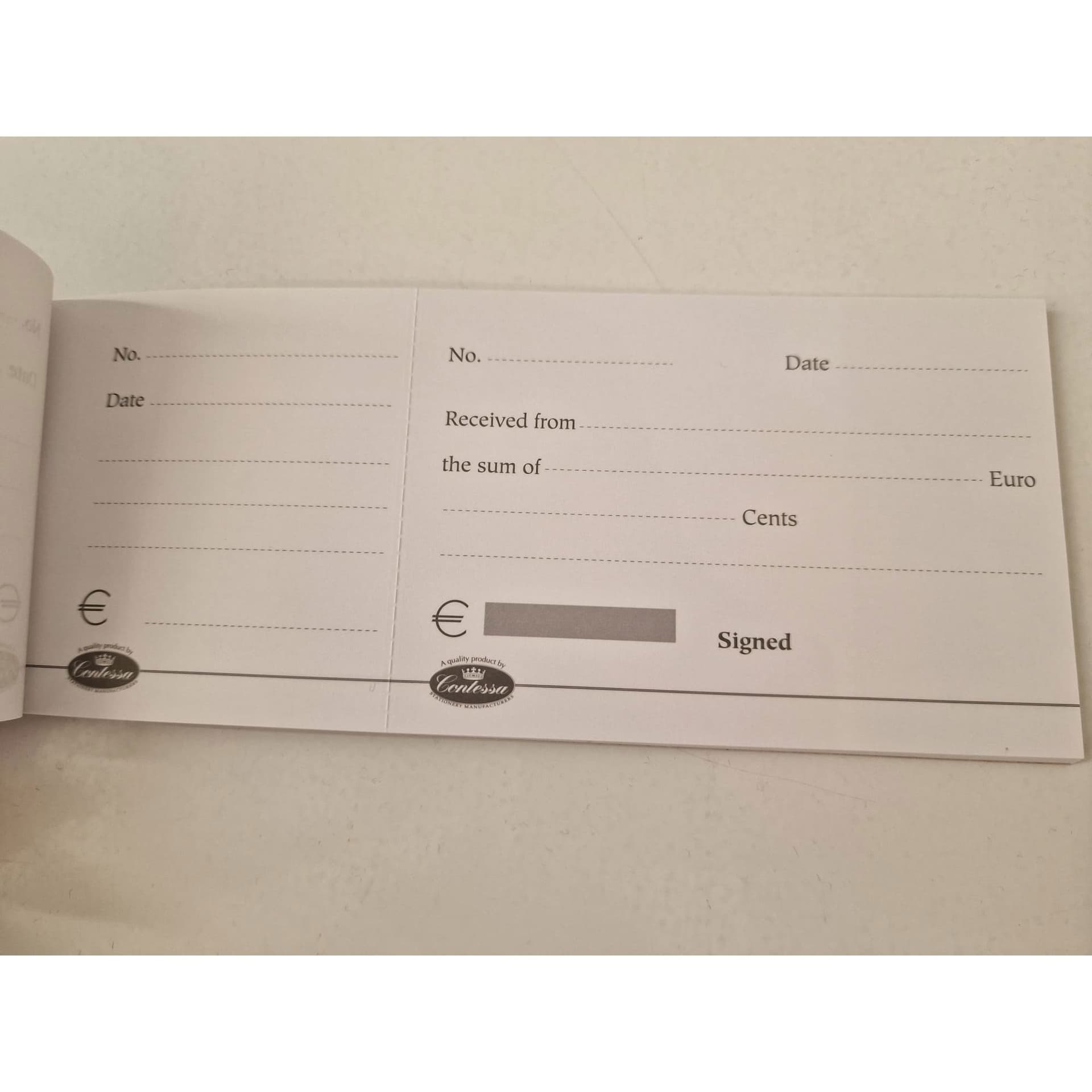 Receipt Book - (Contessa)