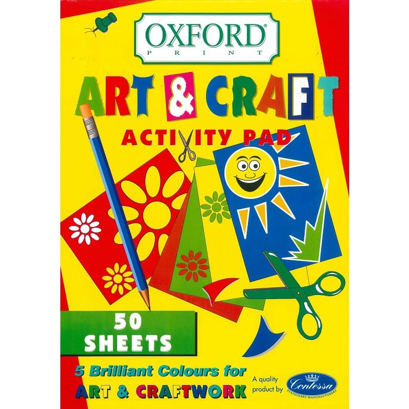 Paper - A4 Coloured 80gsm Activity Pad - (Oxford)