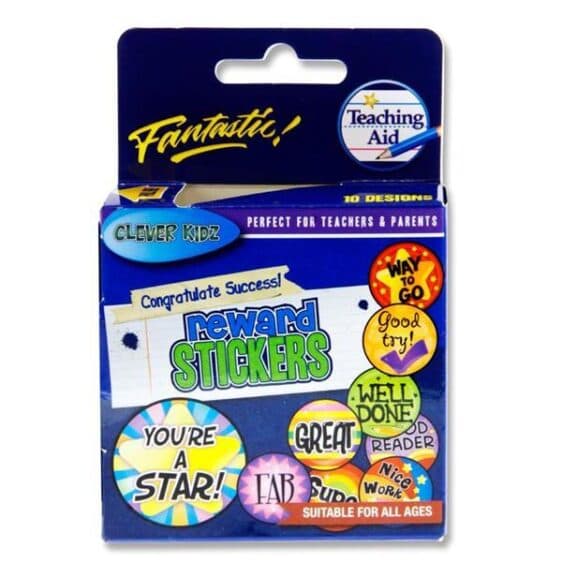 Reward Stickers - Roll of 200 Reward Stickers - (Clever Kidz)