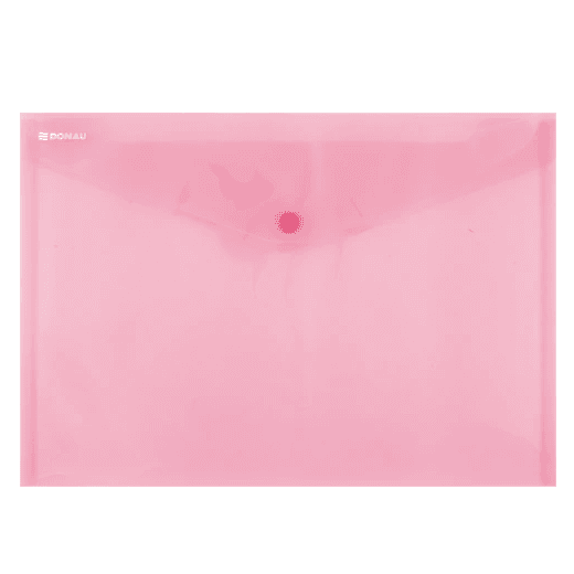 Folders - Transparent A4 Button Folder - (Donau)