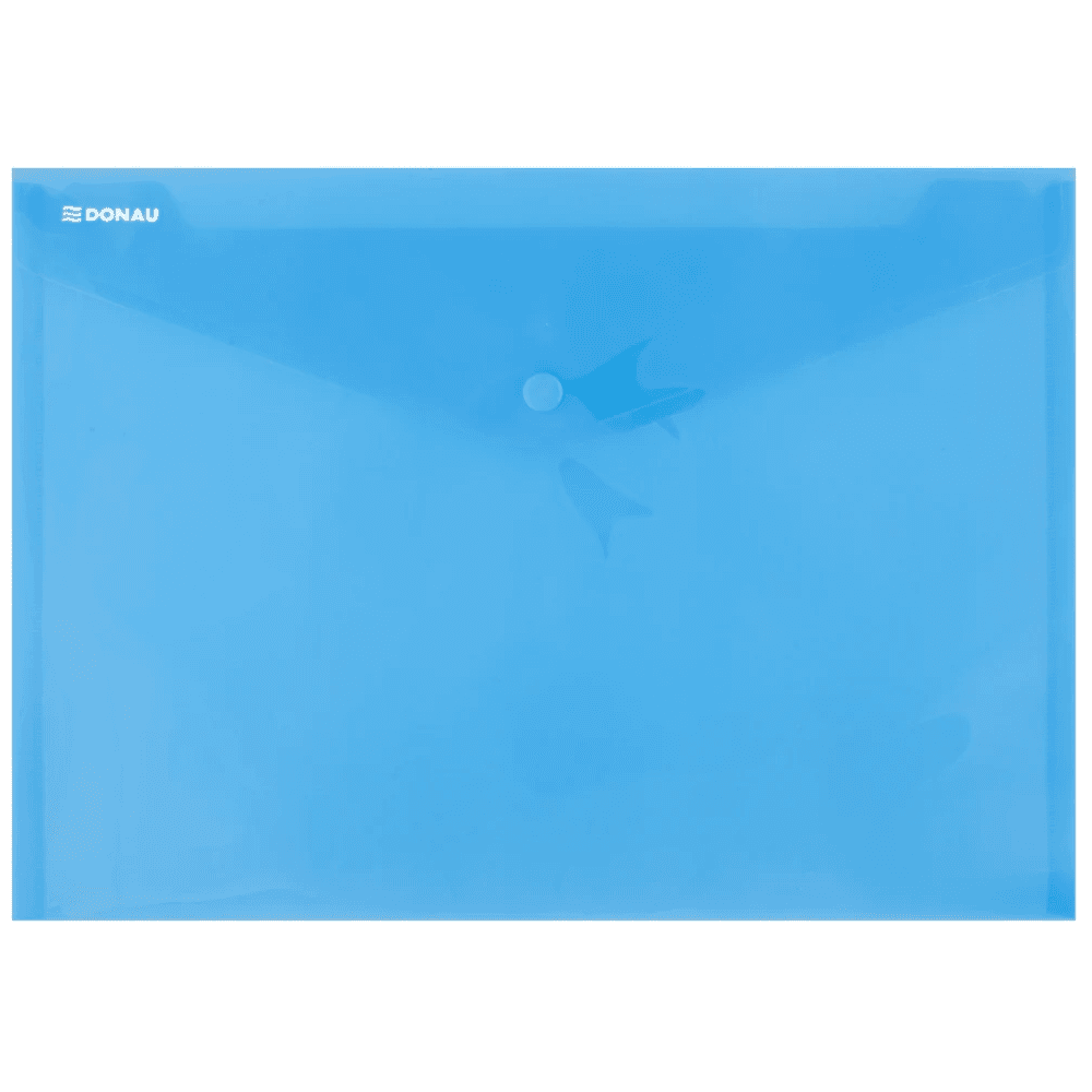 Folders - Transparent A4 Button Folder - (Donau)