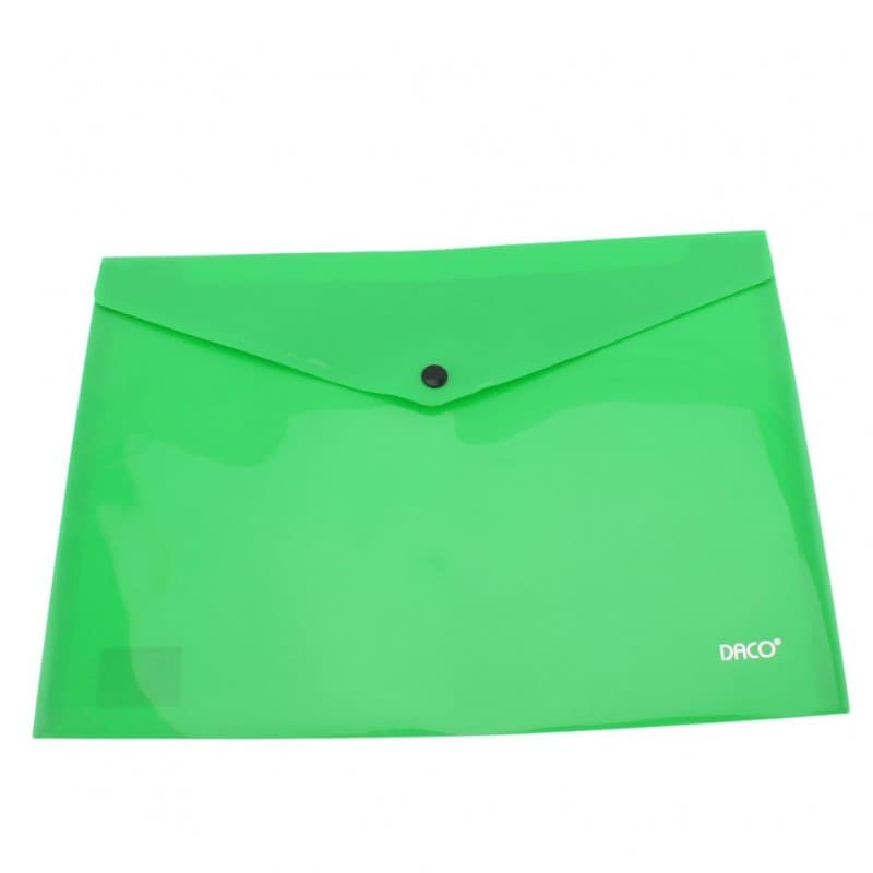 Folders - Solid Colour A4 Button Folder - (Daco)