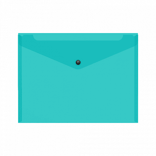 Folders - Solid Colour A4 Button Folder - (Daco)