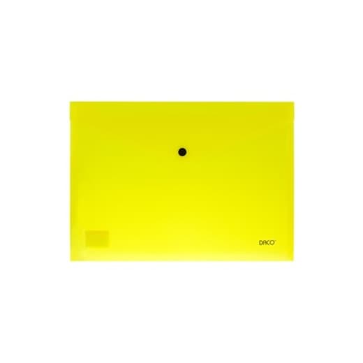 Folders - Neon Colour A4 Button Folder - (Daco)