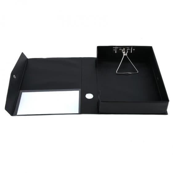 Files - Leather Box File Black - (Comix)