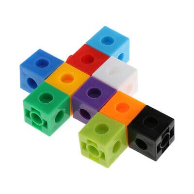 Interlocking Linking Cubes 100 Pcs - (Intelli Toys)
