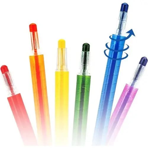 Crayons - Twisters Wax Crayons - (Amos)