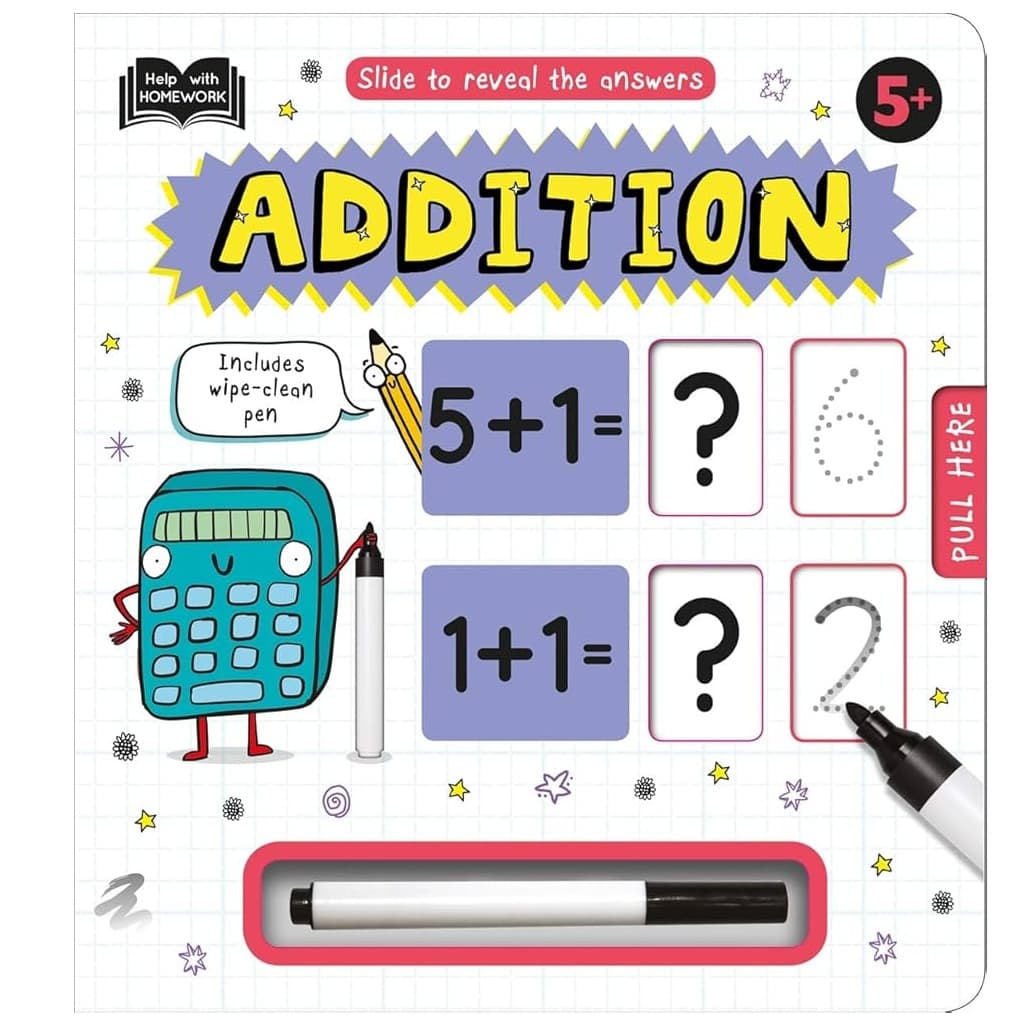 Books - Mathematics Books - Slide To Reveal The Answers - (Help with Homework) - Addition
