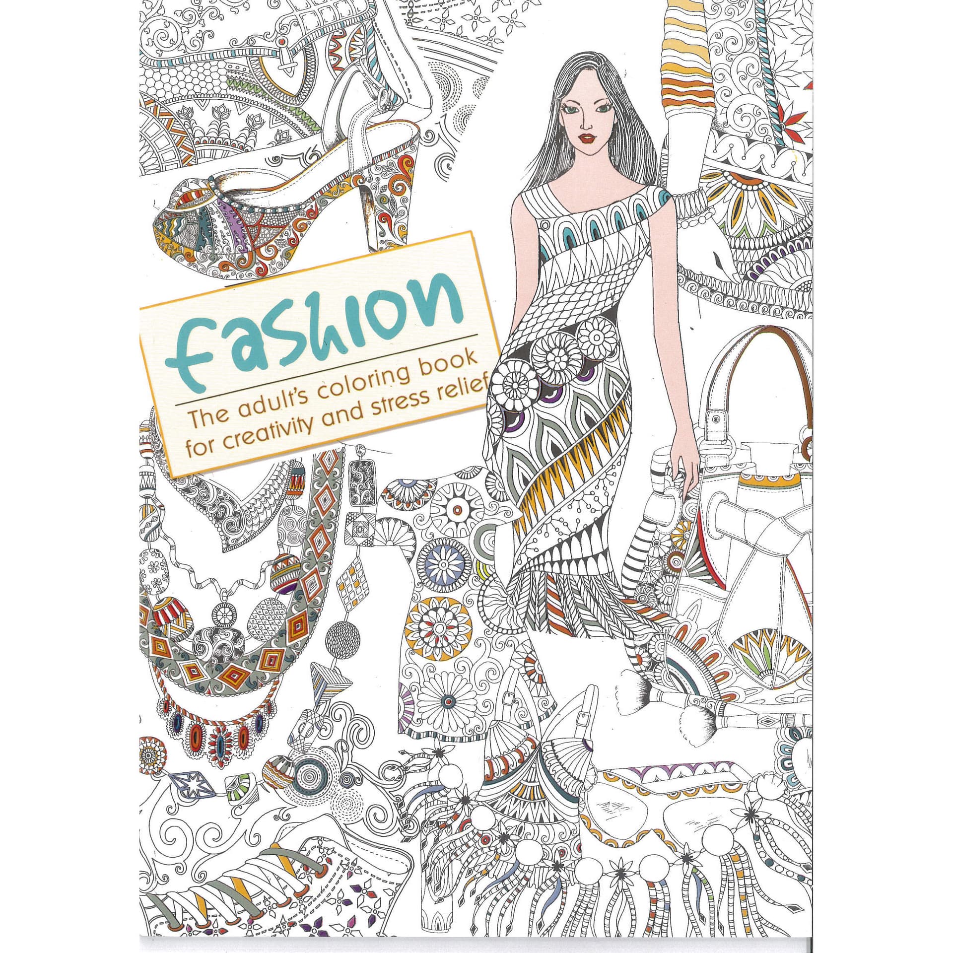 Adult Colouring Books - Mandala Adult Colouring Book - (Richard) - Fashion Design