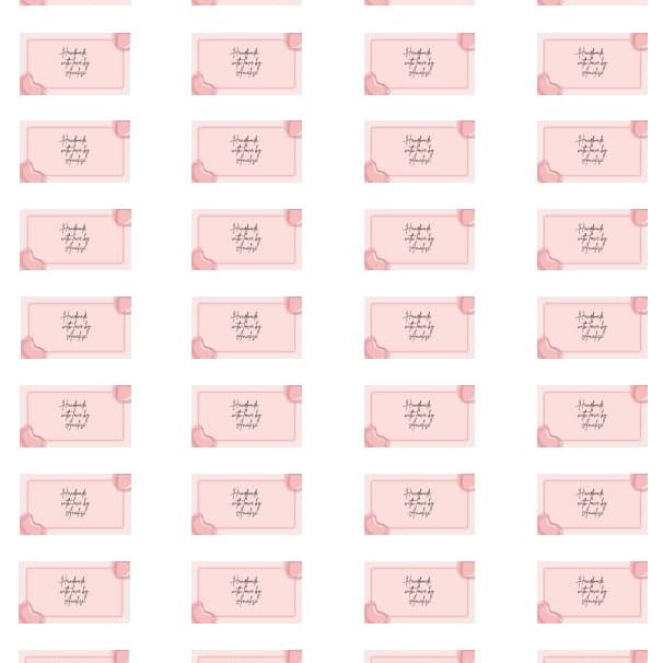 Polyester Waterproof Labels 47mm by 22mm - Custom Artwork