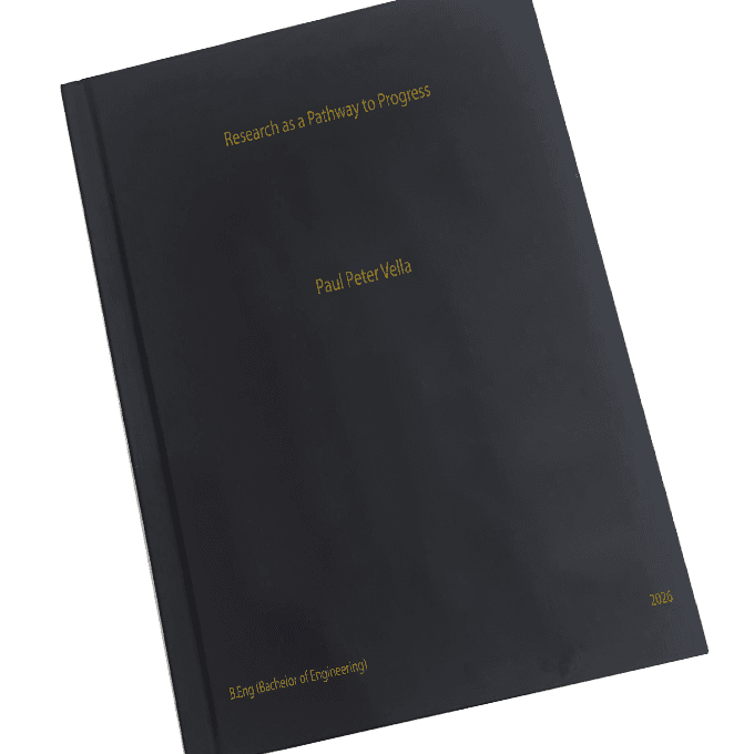 University of Malta Engineering Thesis Printing & Hard Cover Binding