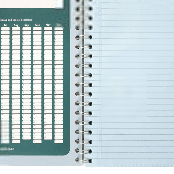 Refill Pads - A4 Wire Bound Refill Pad/Project Book with 5 plastic dividers - (Pukka Pad)