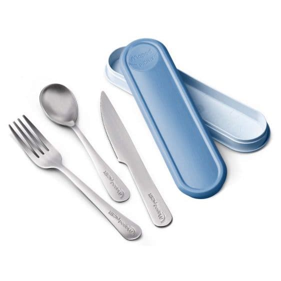 Cutlery Set in Plastic Container - (Maped)