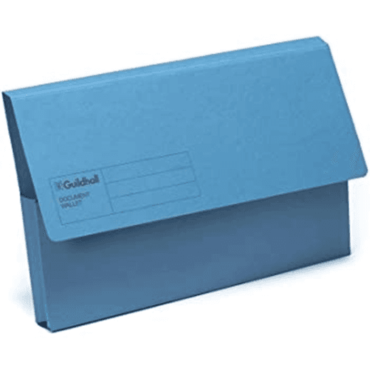 BULK DISCOUNT: Box Of 50 Cardboard Document Wallets - (Exacompta)