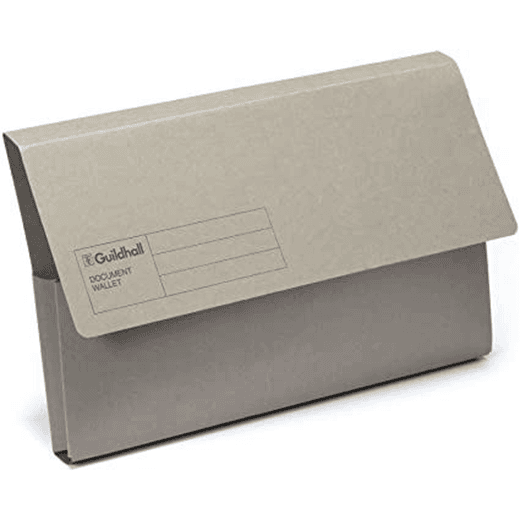 BULK DISCOUNT: Box Of 50 Cardboard Document Wallets - (Exacompta)