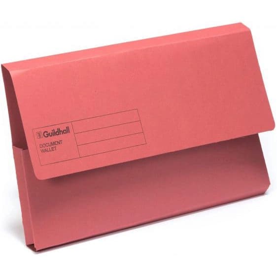 BULK DISCOUNT: Box Of 50 Cardboard Document Wallets - (Exacompta)