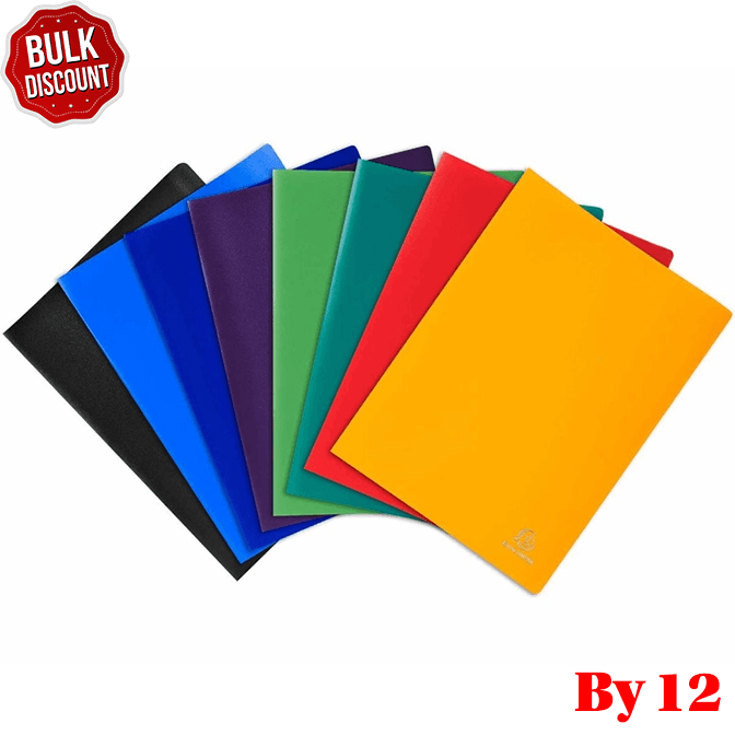 BULK DISCOUNT: Box of  12 Display Books - A4 Display Book - (Exacompta)