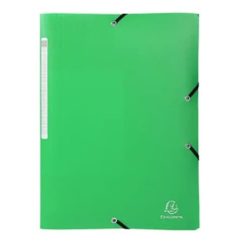 Folders – A4 Plastic Folder with Black Elastic Closure – (Exacompta)