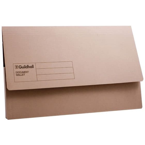 Folders - A4 Cardboard Document Wallet - (Exacompta)