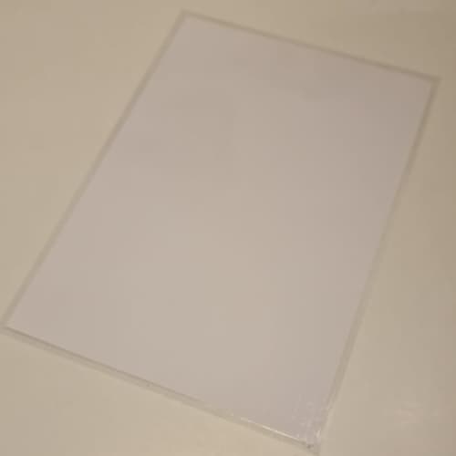 Whiteboards - Laminated A4 White Cardboard