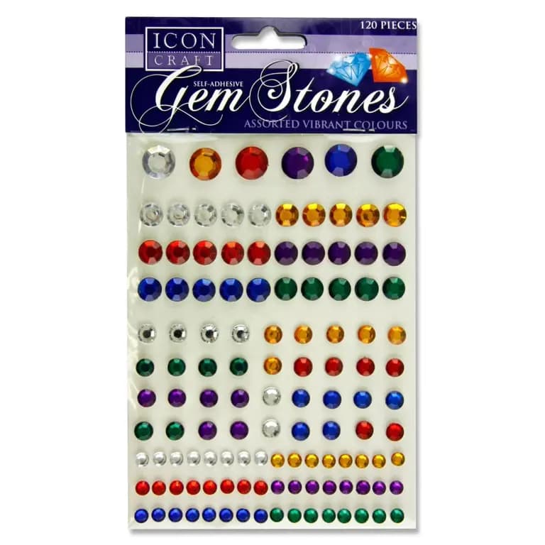 Crafts - Self Adhesive Gem Stones - (Icon Craft)