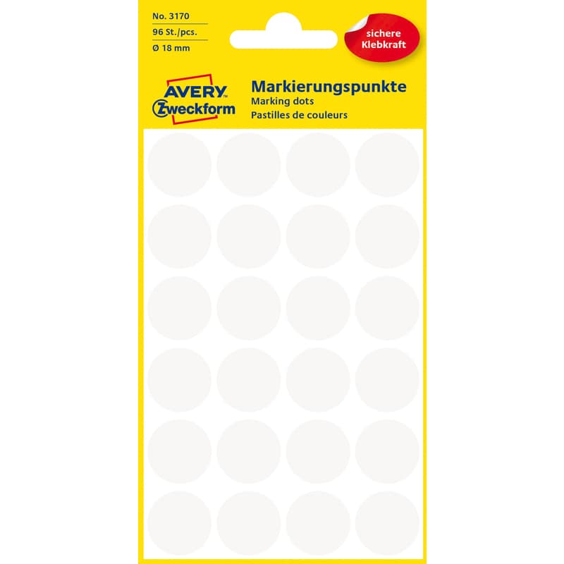 Labels - Marking Dot Labels 1 Colour - (Avery Zweckform)