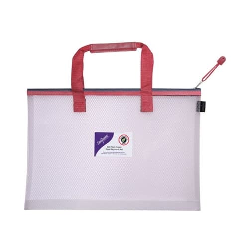 Folders - A4+ Mesh Zippa Bag with Carry Handle - (Snopake)
