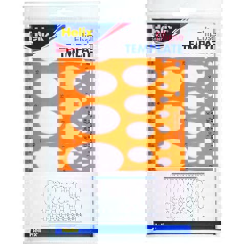 Stencils - Ellipse / Oval Template - (Helix)