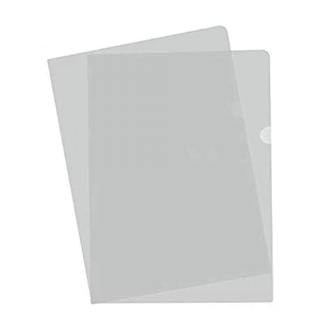 Folders - A4 Soft Transparent L Shape Folder - (Bluering)