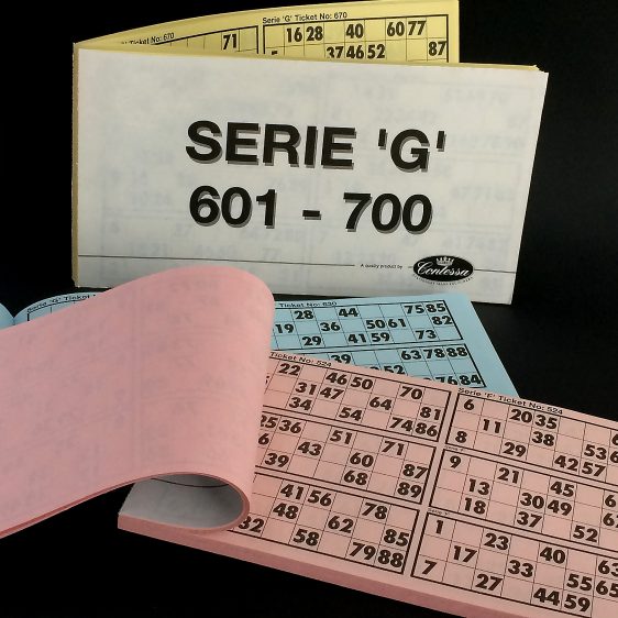 Bingo Sheets - (Contessa)