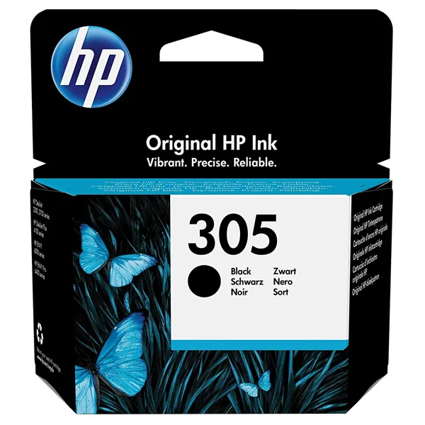 HP Printer Ink - Black and Color - HP 305 Blk