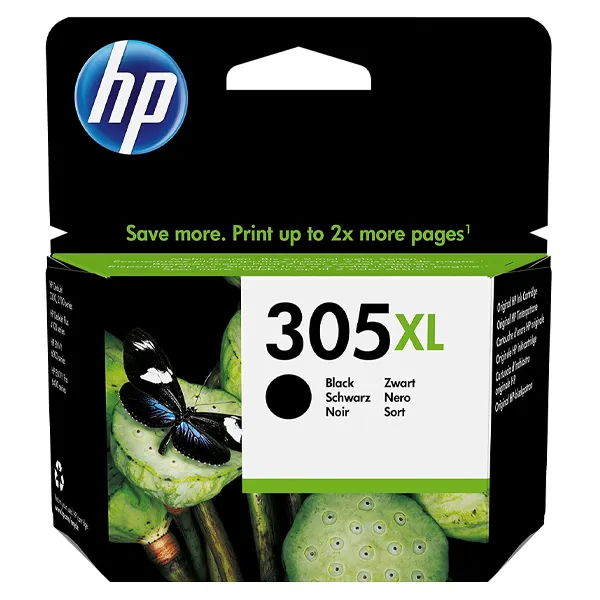 HP Printer Ink - Black and Color - Hp 305 Xl Blk
