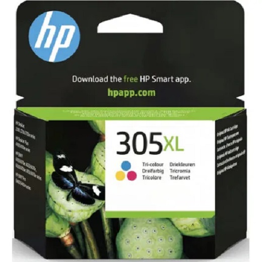 HP Printer Ink - Black and Color - HP 305 Clr XL