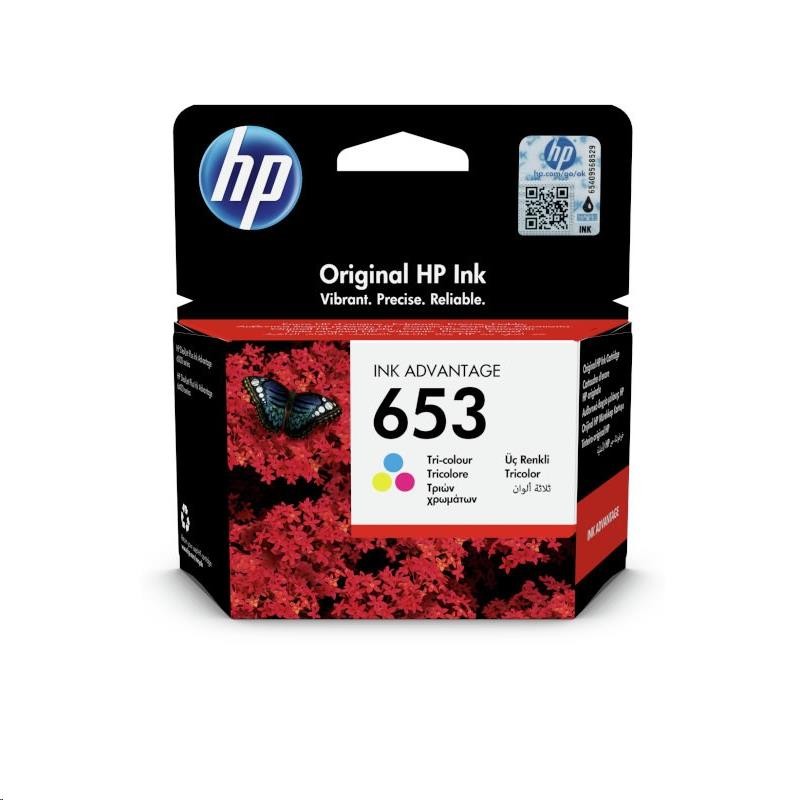 HP Printer Ink - Black and Color - HP 653 Colour