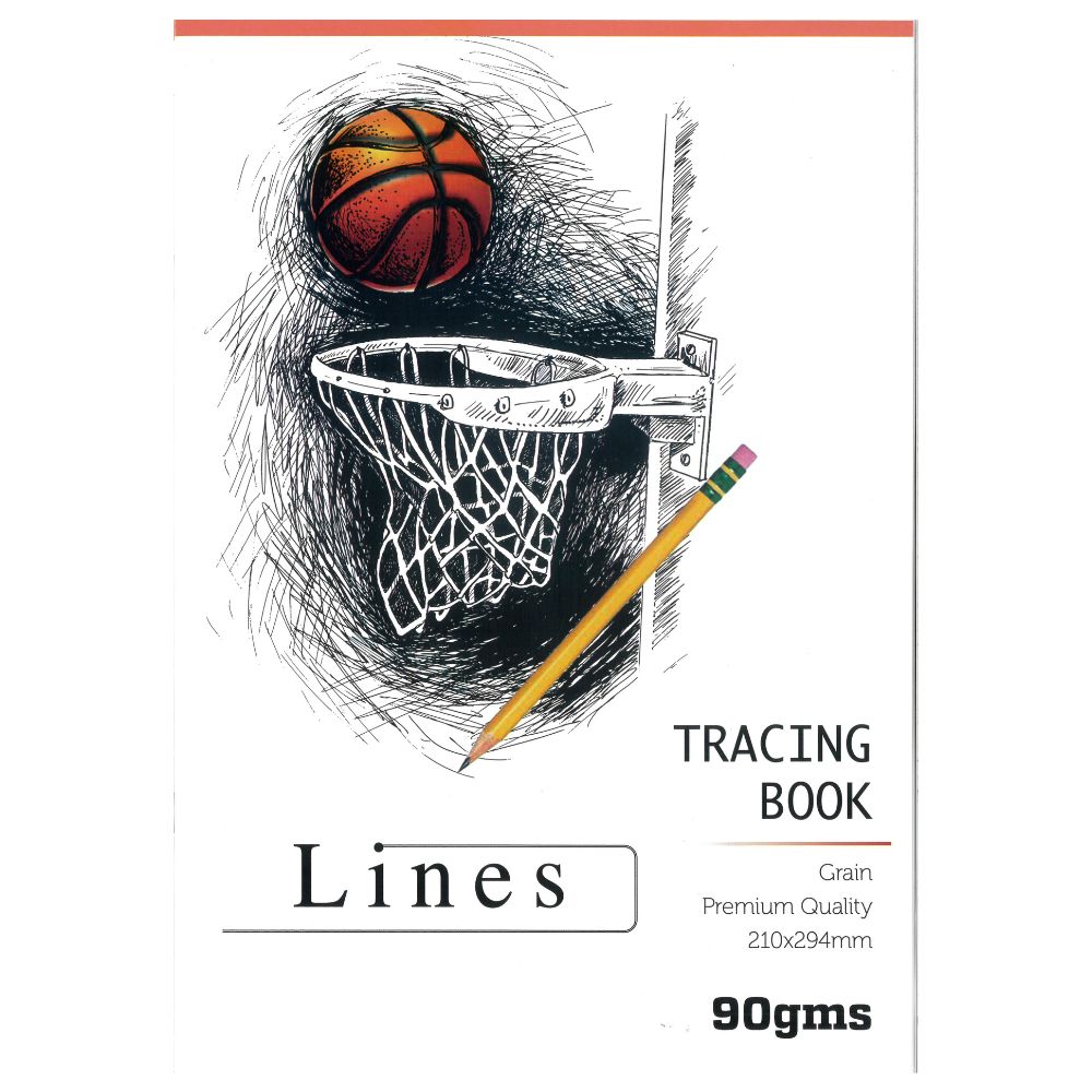 Tracing Books - A4 Tracing Book (Lines)