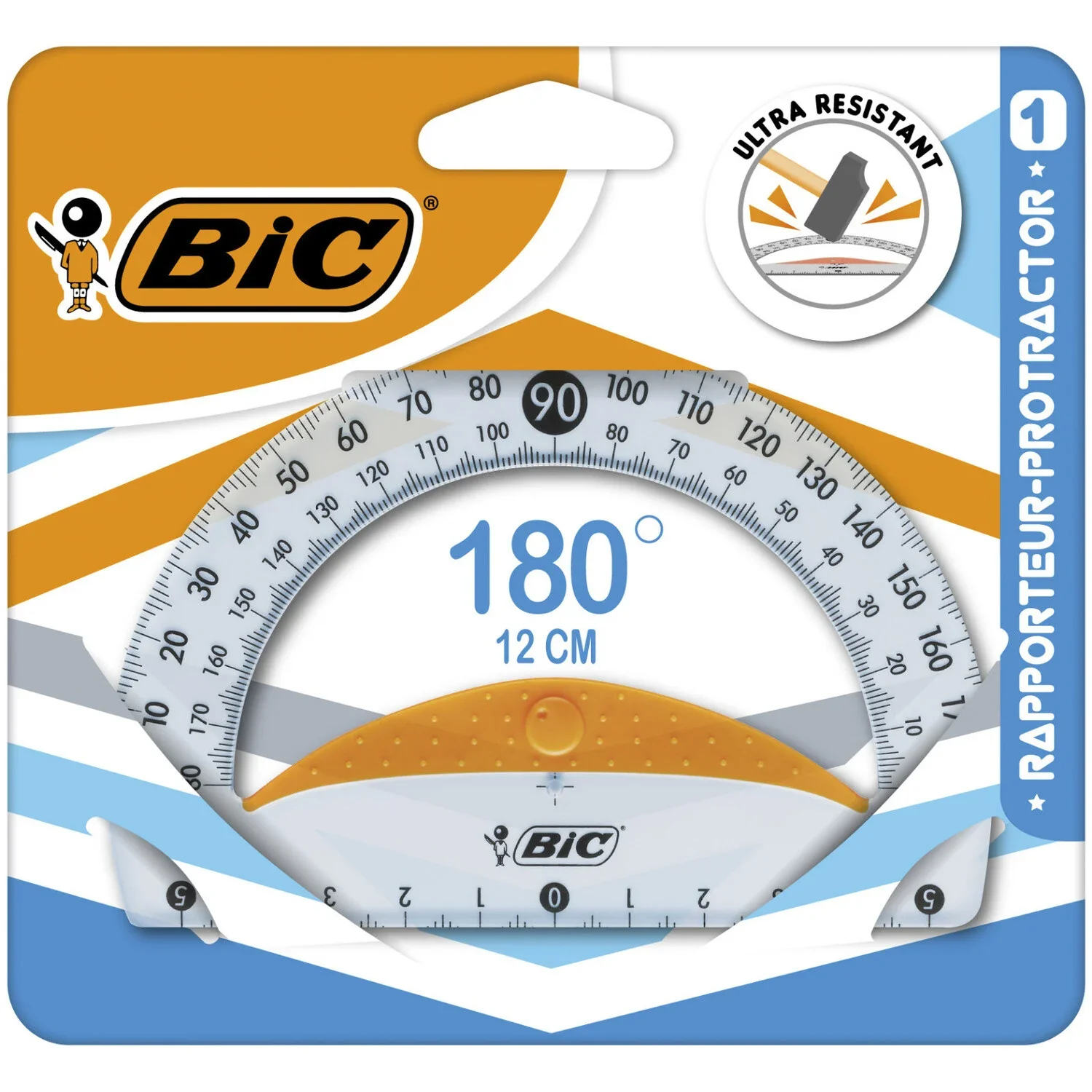 Geometry - Unbreakable Protractor - (BIC)