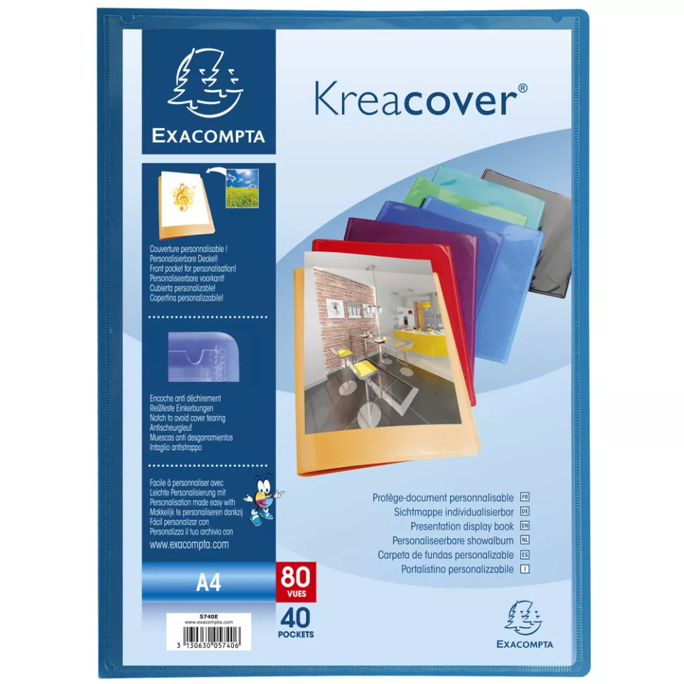 Display Books - A4 Coloured Display Book with View