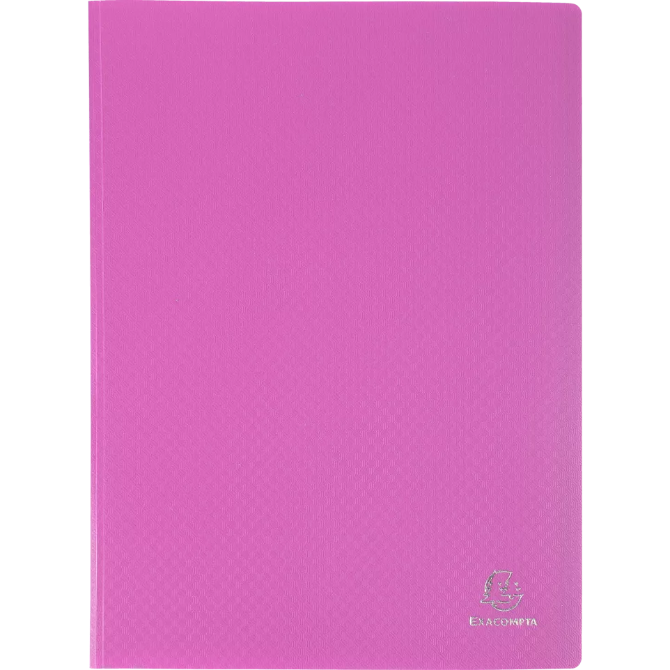 Display Books - A4 Pink Display Book - 5mm/12PPU