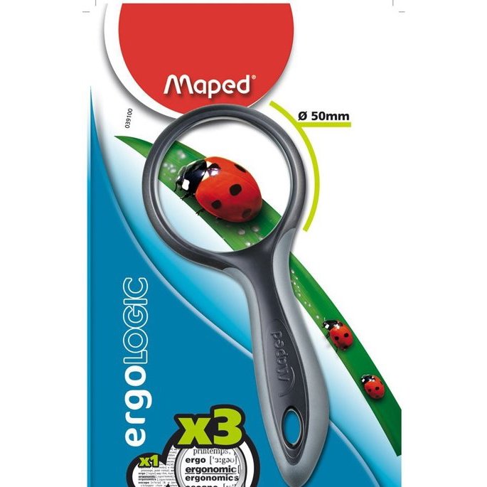 Magnifying Glass - Ergologic x3 Magnifying Glass - (Maped) - 50mm