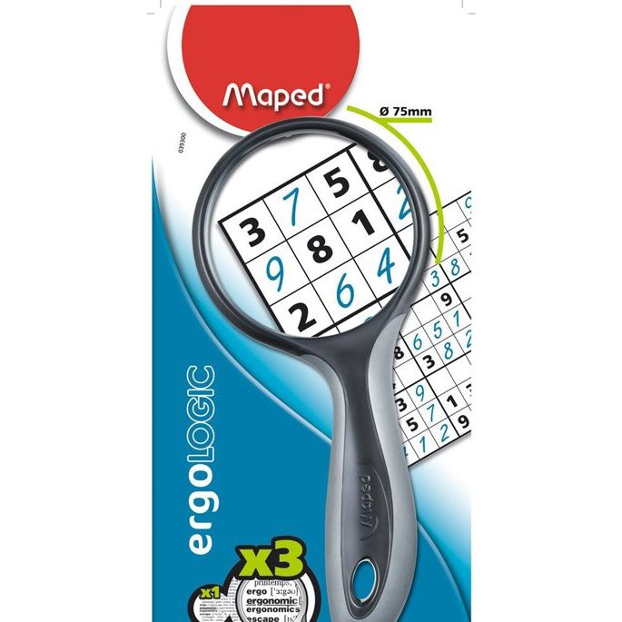 Magnifying Glass - Ergologic x3 Magnifying Glass - (Maped) - 75mm