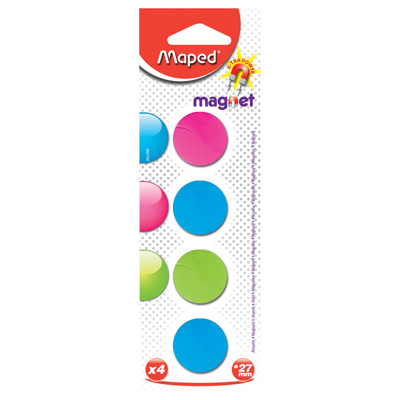 Magnets - Set of 4 Magnets - (Maped)